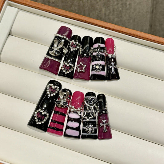 Loving beauty is not about pleasing others-These are the sneaky press-on nails that perfect your hand shape. A must-have!