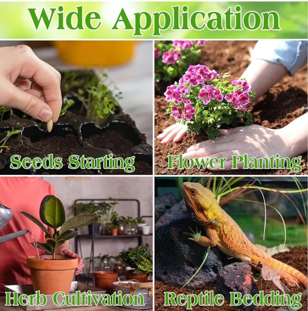 🔥 Buy More Save MoreOrganic 🔥 Coco Coir Pellets Seed Starter Soil for Plants, Herbs & Vegetables