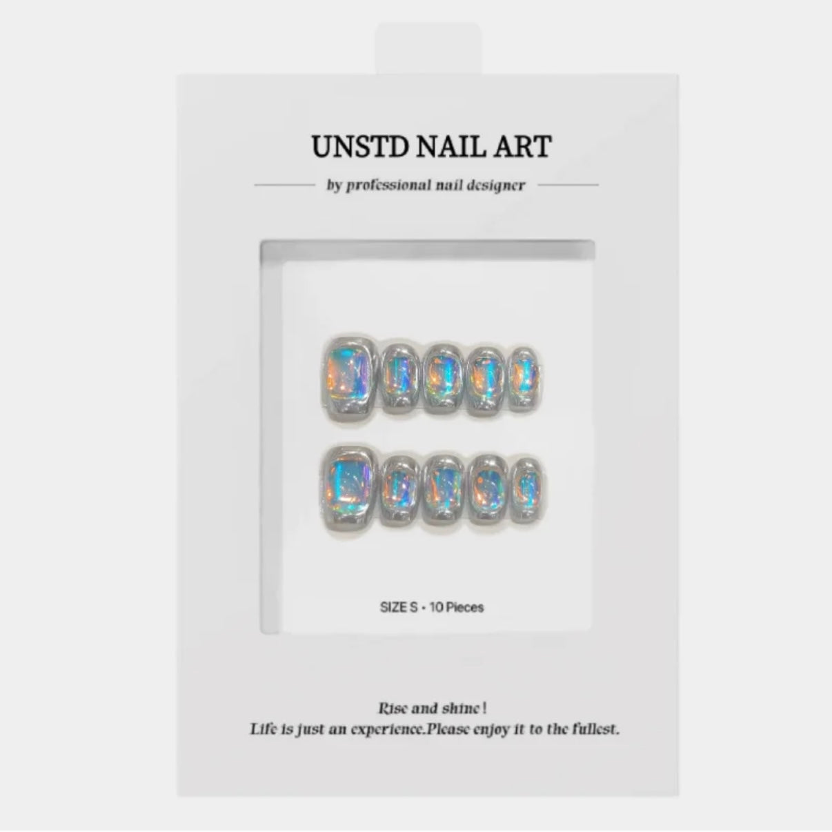 👑 Independent Designer Handmade Press-On Nails – High-End Custom 3D Multi-Color Gradient Art with Special Tech & Layered Effects💅