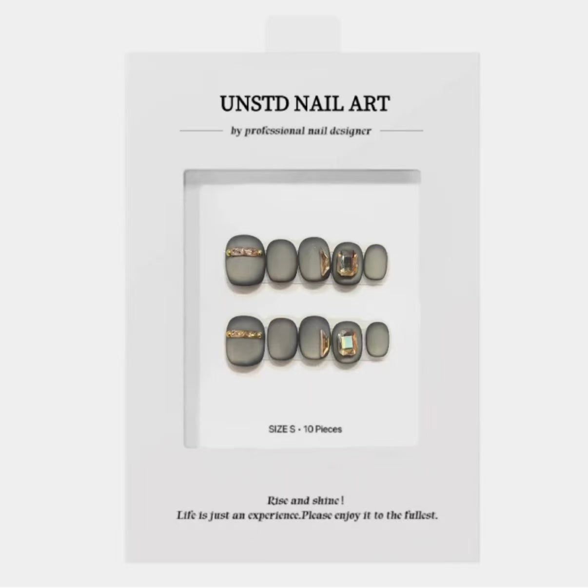 👑 Independent Designer Handmade Press-On Nails – High-End Custom 3D Multi-Color Gradient Art with Special Tech & Layered Effects💅