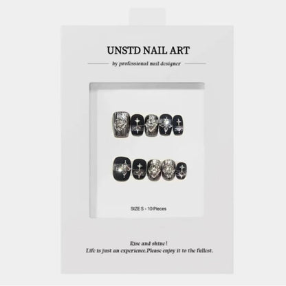 👑 Independent Designer Handmade Press-On Nails – High-End Custom 3D Multi-Color Gradient Art with Special Tech & Layered Effects💅