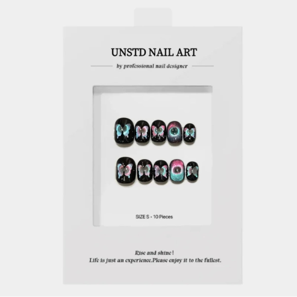 👑 Independent Designer Handmade Press-On Nails – High-End Custom 3D Multi-Color Gradient Art with Special Tech & Layered Effects💅