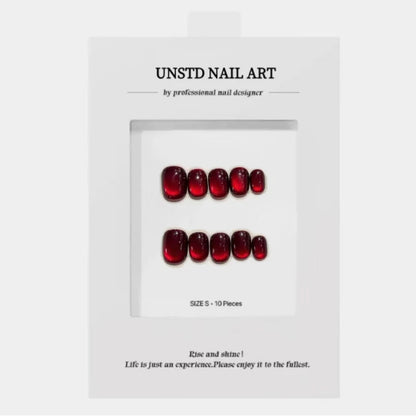 👑 Independent Designer Handmade Press-On Nails – High-End Custom 3D Multi-Color Gradient Art with Special Tech & Layered Effects💅